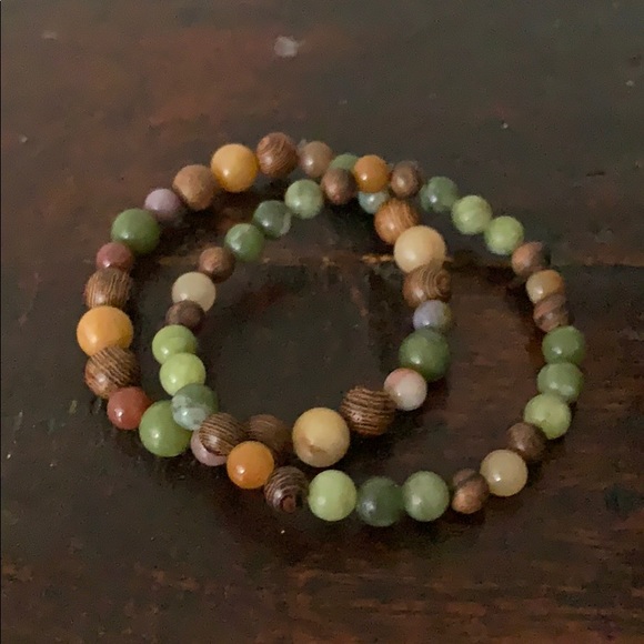 Semiprecious stone bracelets - Jade - Picture 1 of 2